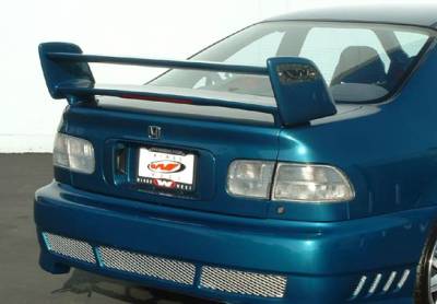 Honda Civic 2DR VIS Racing Sky-Liner Style Wing - 591554L