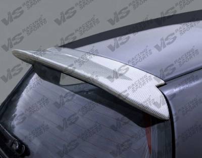 Honda Civic HB VIS Racing Type-S Silver Carbon Fiber Spoiler - 92HDCVCHBSPN-003S