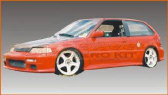 Honda Civic HB Bay Speed Mugen Style Side Skirts - 1121M