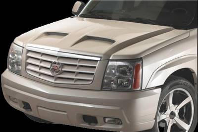 Cadillac Escalade APM Fiberglass Functional Hood - Painted - 811330