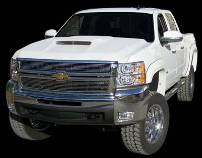 Chevrolet Silverado APM Fiberglass Functional Hood - Painted - 811420