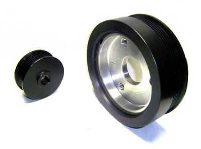 Auto Specialties Harmonic Balancer Pulley with 23 Percent Reduction - Full Charge 900 RPM - Nitride - 945103