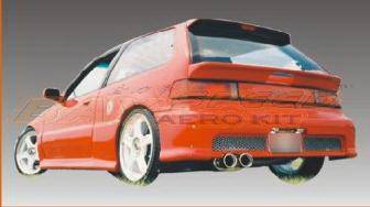 Honda Civic HB Bay Speed Mugen Style Rear Bumper - 3011M