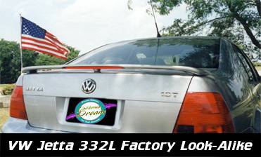 Volkswagen Jetta California Dream OE Style Spoiler with Light - Unpainted - 332L