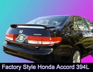 Honda Accord 4DR California Dream OE Style Spoiler with Light - Unpainted - 394L