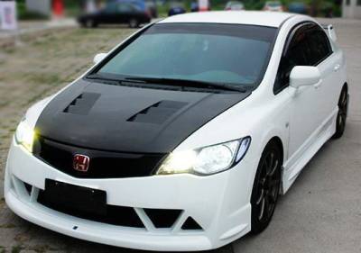 Honda Civic Bay Speed JDM-RR Style Front Bumper - 8224RR