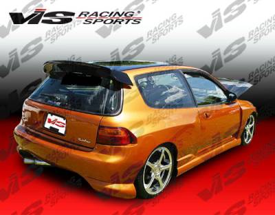 Honda Civic HB VIS Racing Quest Rear Fender Flares - 92HDCVCHBQST-006