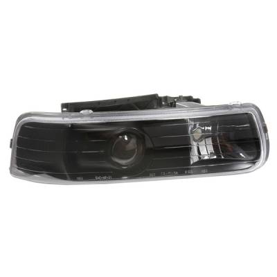 Chevrolet Silverado APC Projector Headlights with Black Housing - 403650HLB