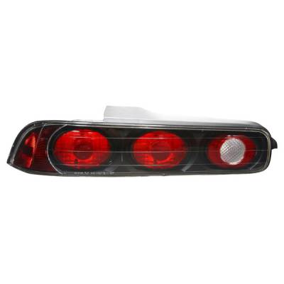 Acura Integra 2DR APC Euro Taillights with Black Housing - 404105TLB