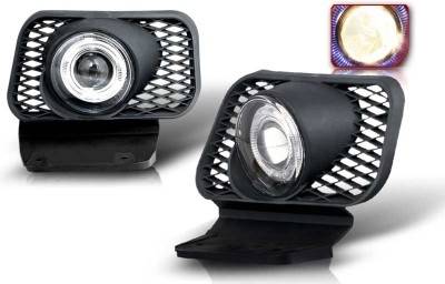 Chevrolet Avalanche WinJet Halo Projector Fog Light - Smoke - WJ30-0057-11