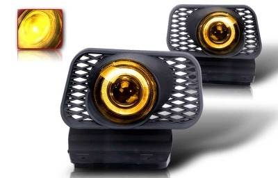 Chevrolet Silverado WinJet Halo Projector Fog Light - Yellow - WJ30-0057-12