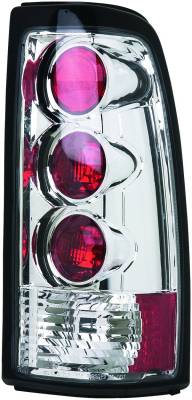 Chevrolet Silverado APC Euro Taillights with Chrome Housing - 404118TLR