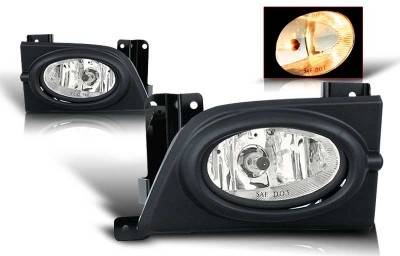 Honda Civic 4DR WinJet OEM Fog Light - Smoke - Wiring Kit Included - WJ30-0059-11