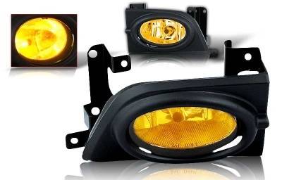 Honda Civic 4DR WinJet OEM Fog Light - Yellow - Wiring Kit Included - WJ30-0059-12