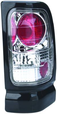 Dodge Ram APC Euro Taillights with Chrome Housing - 404120TLR