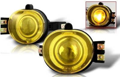 Dodge Ram WinJet Halo Projector Fog Light - Yellow - WJ30-0065-12