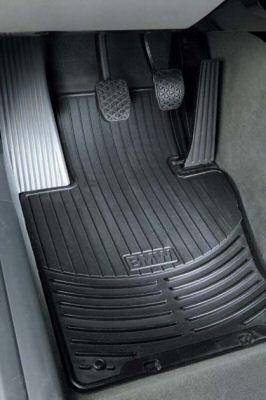 E46 Floor Mats - Rubber Black