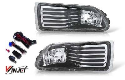 Scion tC WinJet OEM Fog Light - Clear - Wiring Kit Included - WJ30-0070-09