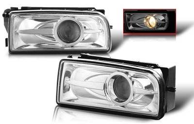 BMW 3 Series WinJet Halo Projector Fog Light - Smoke - WJ30-0078-11