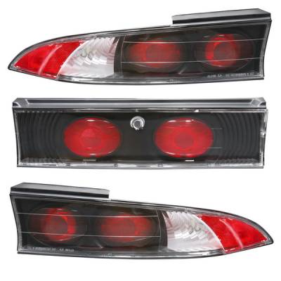 Mitsubishi Eclipse APC Euro Taillights with Black Housing - 404166TLB