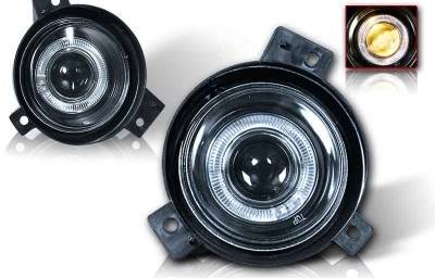 Ford Ranger WinJet Halo Projector Fog Light - Clear - WJ30-0087-09