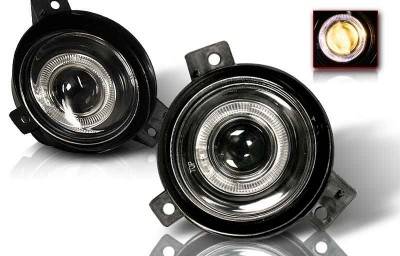 Ford Ranger WinJet Halo Projector Fog Light - Smoke - WJ30-0087-11