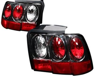 APC Euro Taillights with Carbon Fiber Housing - Gen 2 Style - 404548TLCF