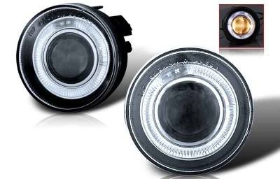 Dodge Dakota WinJet Halo Projector Fog Light - Clear - WJ30-0095-09