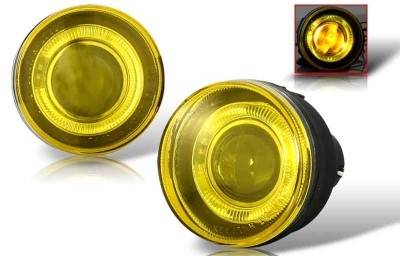 Dodge Dakota WinJet Halo Projector Fog Light - Yellow - WJ30-0095-12