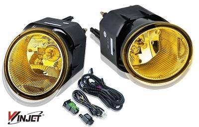 Nissan Sentra WinJet OEM Fog Light - Yellow - Wiring Kit Included - WJ30-0097-12