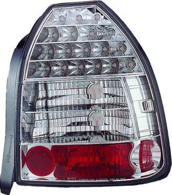 Honda Civic HB APC LED Taillights with Clear Lens - 406275TL