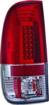 Ford F150 APC LED Taillights with Red & Clear Lens - 406573TLR