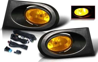 Acura RSX WinJet OEM Fog Light - Yellow - Wiring Kit Included - WJ30-0099-12