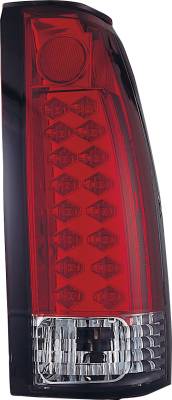 Chevrolet Tahoe APC LED Taillights with Red & Clear Lens - 406618TLR