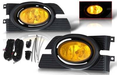 Honda Accord 4DR WinJet OEM Fog Light - Yellow - Wiring Kit Included - WJ30-0103-12