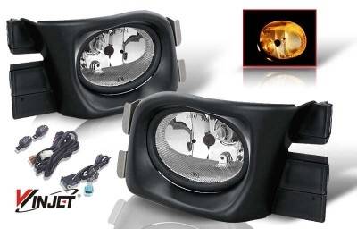 Honda Accord 4DR WinJet OEM Fog Light - Smoke - Wiring Kit Included - WJ30-0104-11