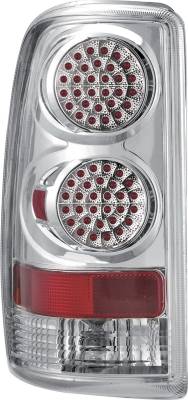 Chevrolet Suburban APC Diamond Cut Taillights with Chrome Housing - 407508TLC