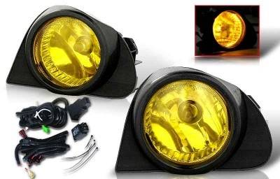 Scion xA WinJet OEM Fog Light - Yellow - Wiring Kit Included - WJ30-0107-12