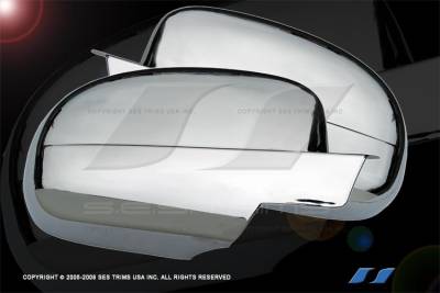 Chevrolet Suburban SES Trim ABS Chrome Mirror Cover - MC110F