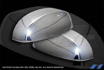 Chevrolet Suburban SES Trim ABS Chrome Mirror Cover - MC145