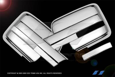 Ford F150 SES Trim ABS Chrome Full Mirror Cover - MC147