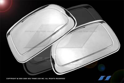 Chevrolet Silverado SES Trim ABS Chrome Half Mirror Cover - MC505