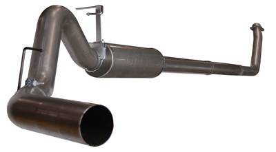 Dodge Ram aFe Large Bore HD Turbo-Back Exhaust System Aluminum - 49-12001