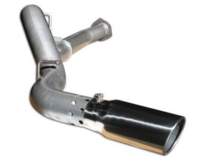 GMC Sierra aFe Large Bore HD DPF-Back Exhaust System Aluminum - 49-14004