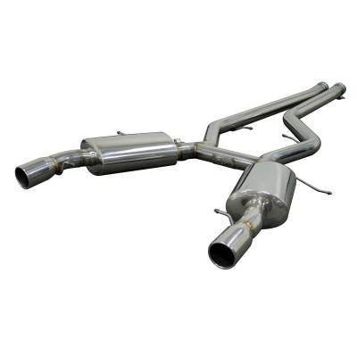 BMW 3 Series aFe MachForce XP Cat-Back Exhaust System 304 SS with Polished Tip - 49-36301