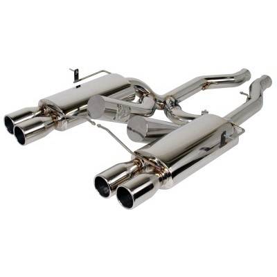 BMW 3 Series aFe Mach Force XP Exhaust System - Polished Stainless Steel - 49-36304