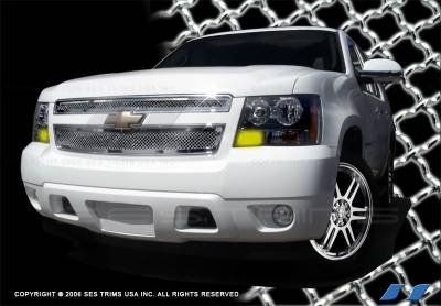 Chevrolet Suburban SES Trim Chrome Plated Stainless Steel Mesh Grille - MG145