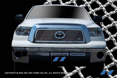 Toyota Tundra SES Trim Chrome Plated Stainless Steel Mesh Grille - MG170A-B