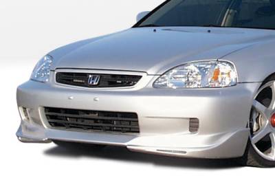 Honda Civic VIS Racing W-Type Front Lip - Polyurethane - 890373