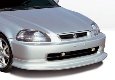 Honda Civic VIS Racing Touring Style Front Lip - Polyurethane - 890387